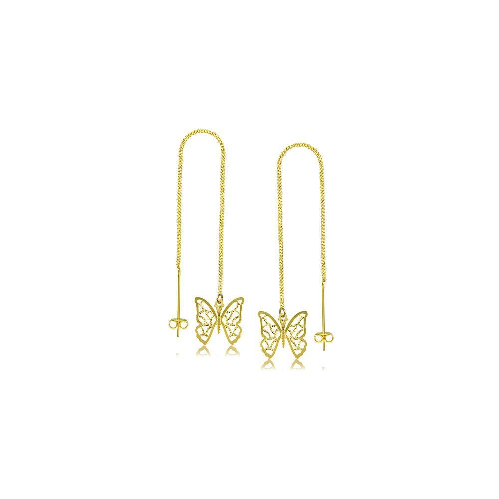 38782 18K Gold Layered Earring