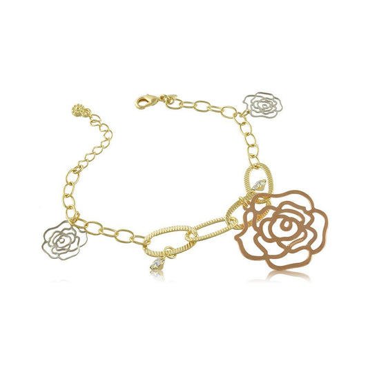 40024R 18K Gold Layered Bracelet 18cm/7in