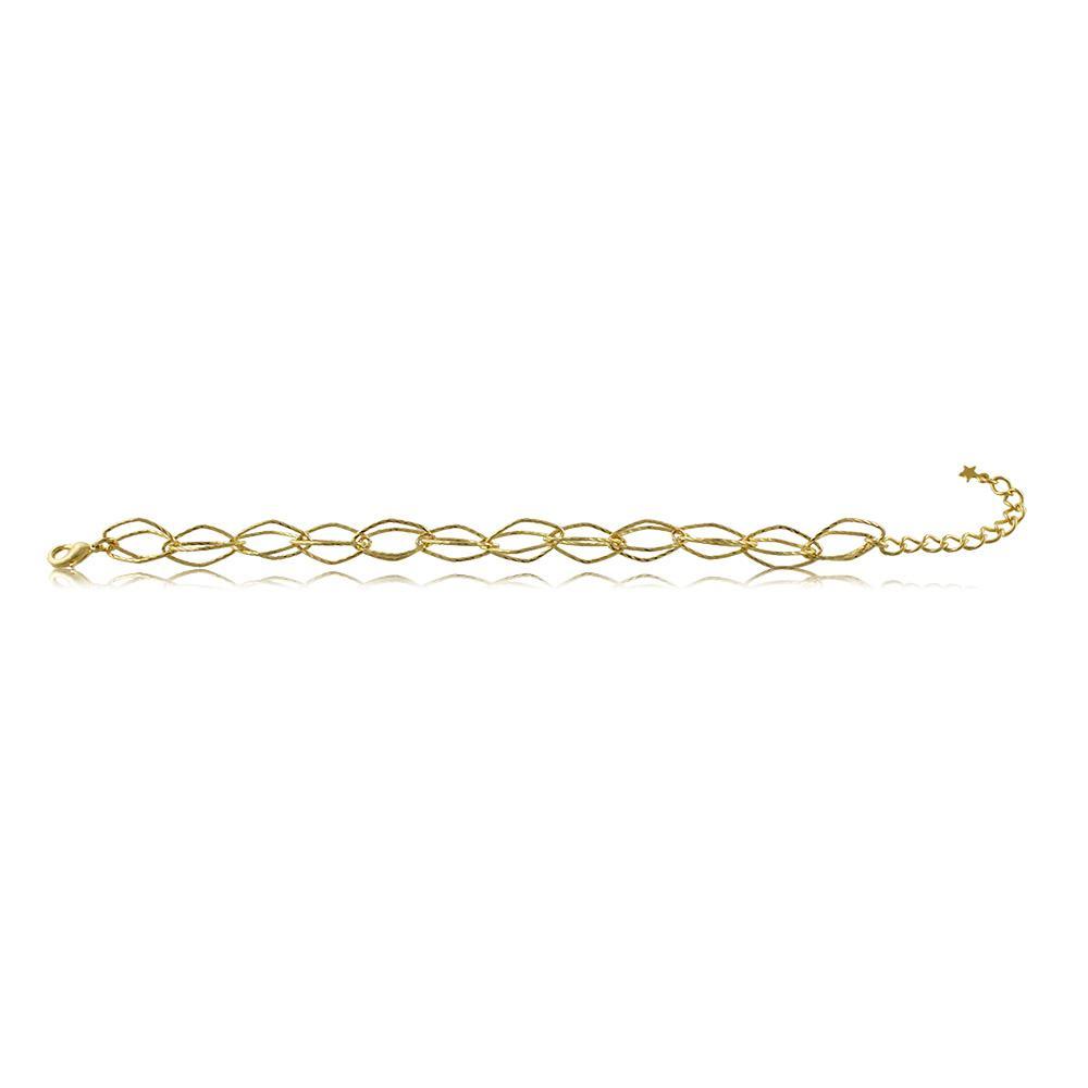 40035R 18K Gold Layered Bracelet 18cm/7in
