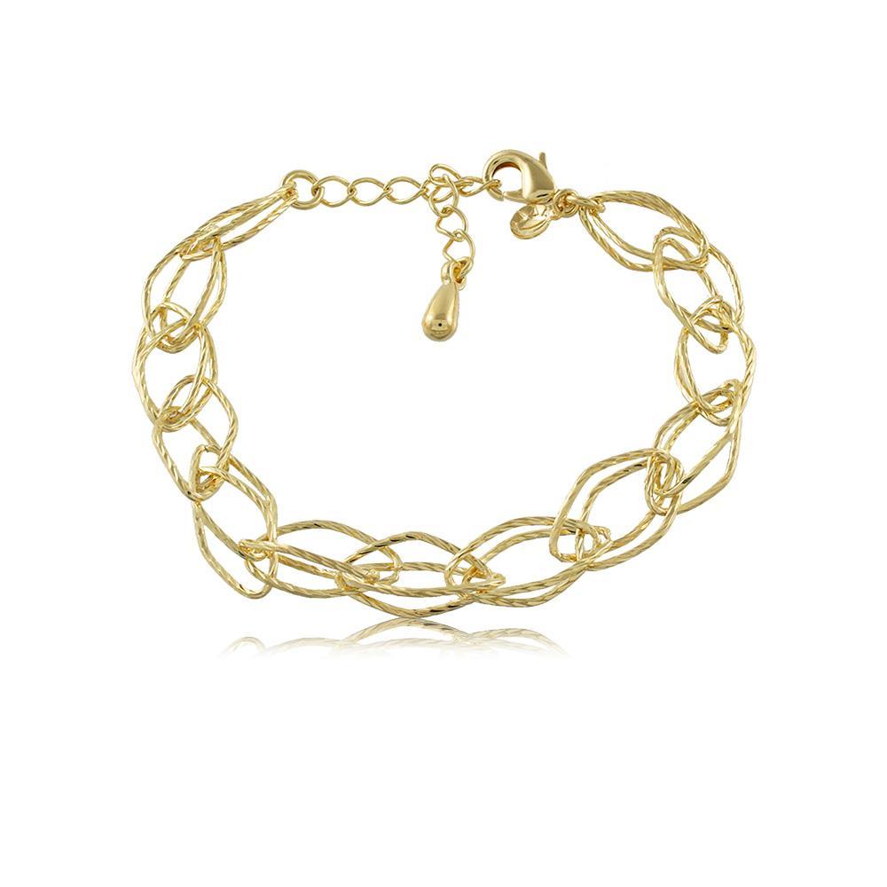40047R 18K Gold Layered Bracelet 18cm/7in