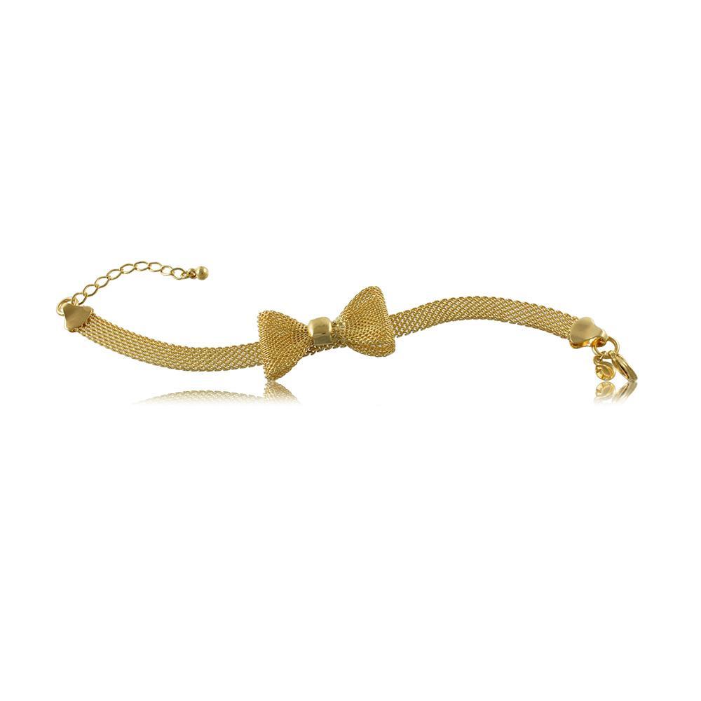 40089R 18K Gold Layered Bracelet 18cm/7in