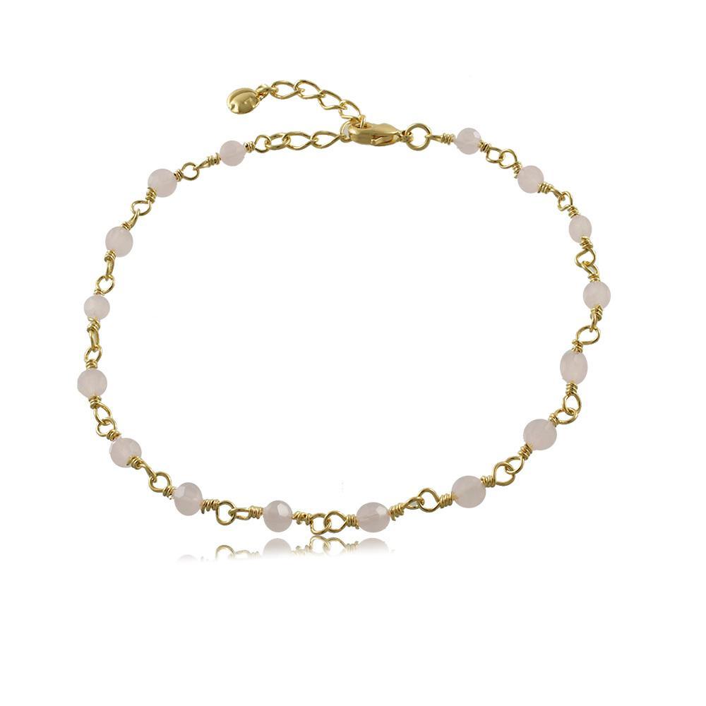 40106R 18K Gold Layered Bracelet 18cm/7in