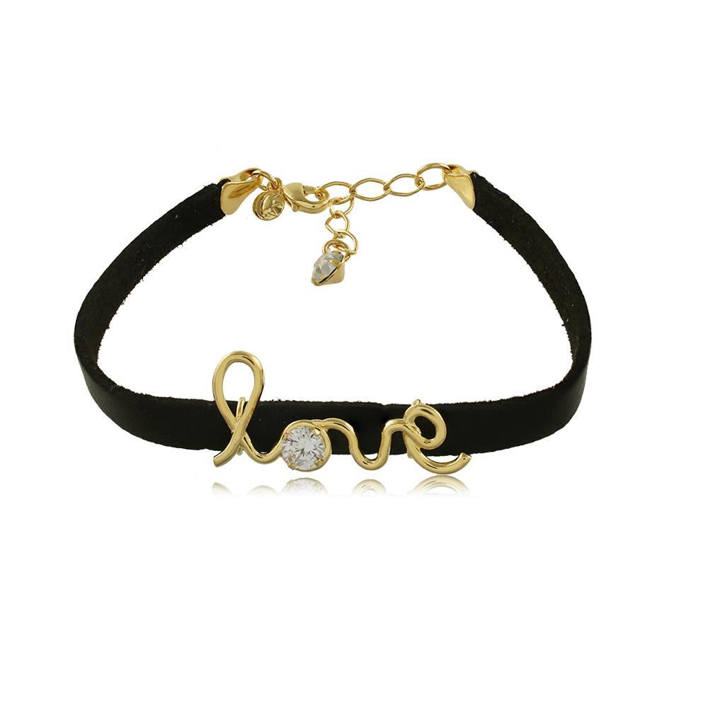 40286R 18K Gold Layered Bracelet 18cm/7in