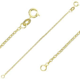 40506 18K Gold Layered -Chain 45cm/18in