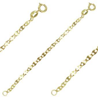 41222 18K Gold Layered -Chain 50cm/20in