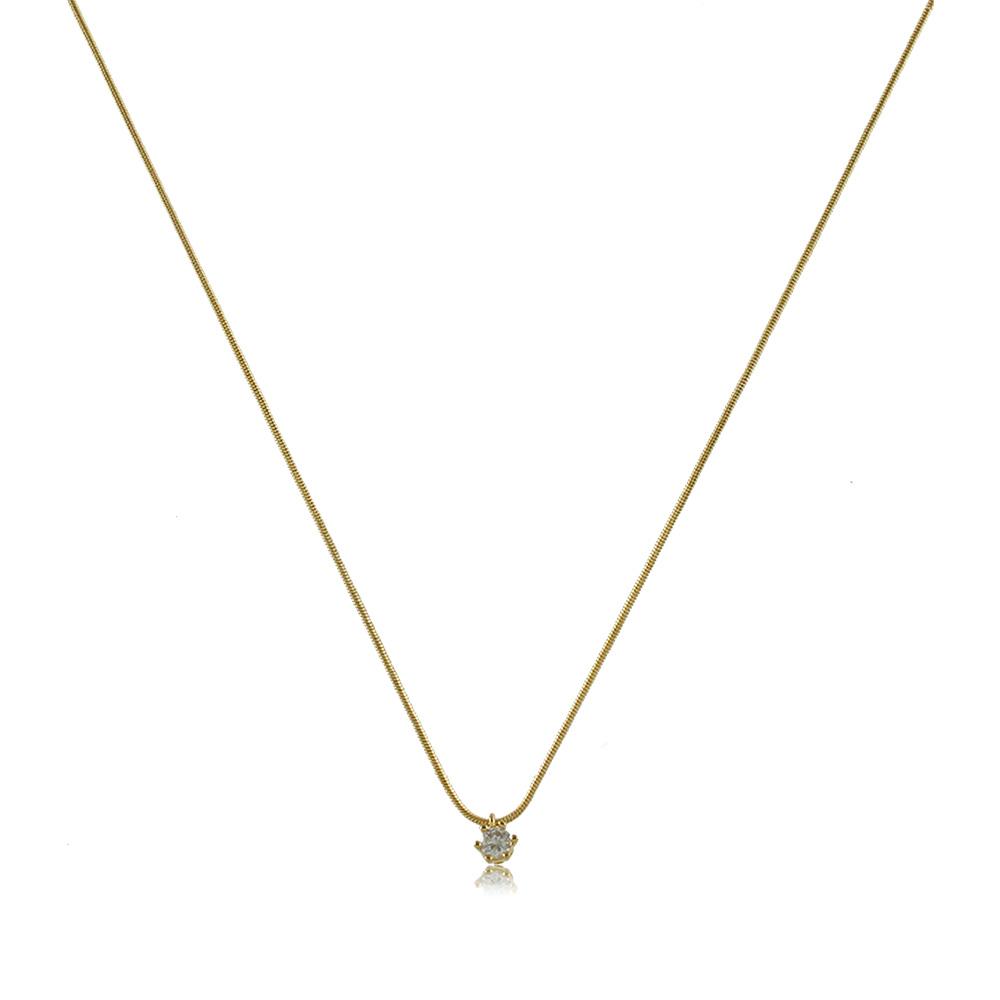 45053 18K Gold Layered -Necklace 45cm/18in