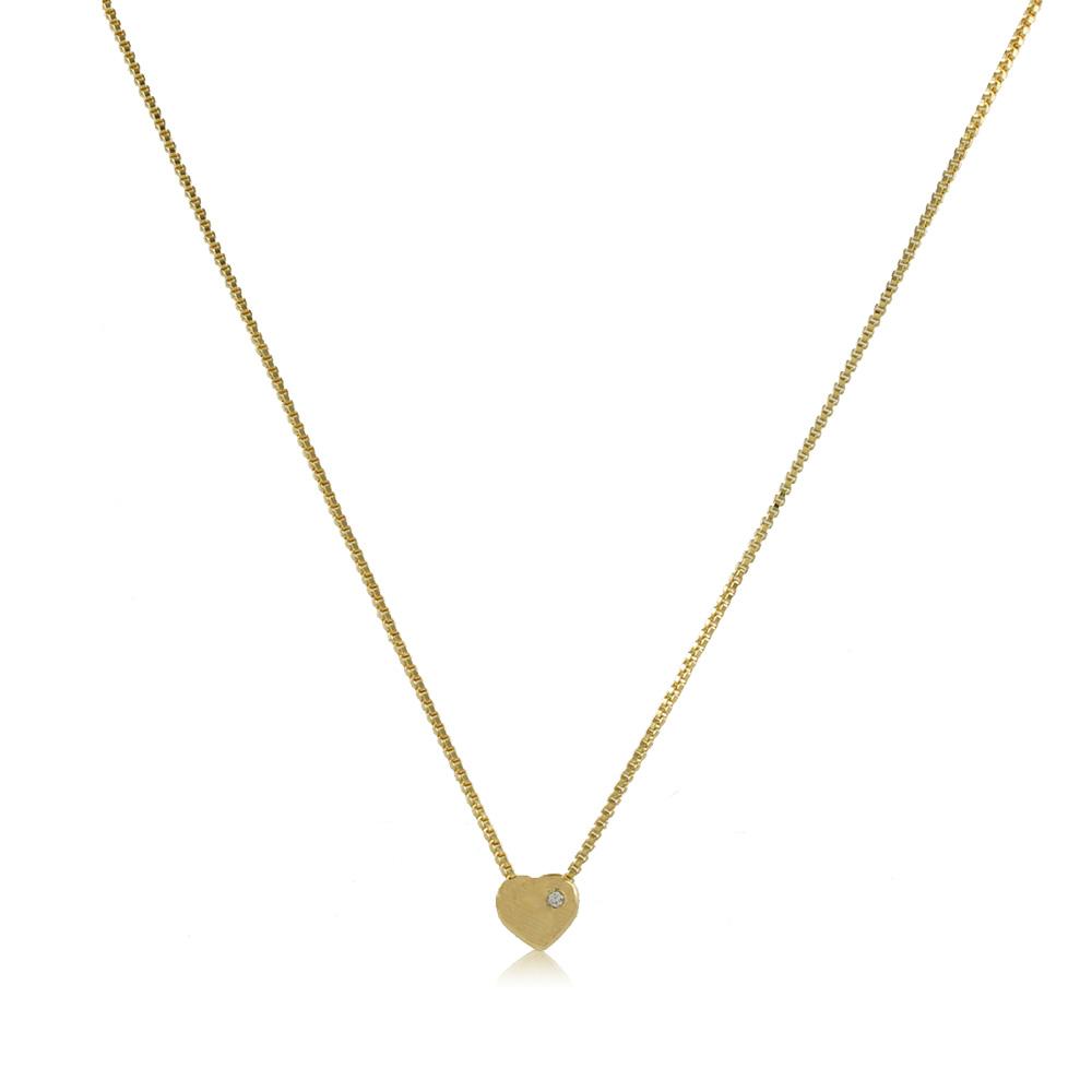 45061 18K Gold Layered CZ Necklace