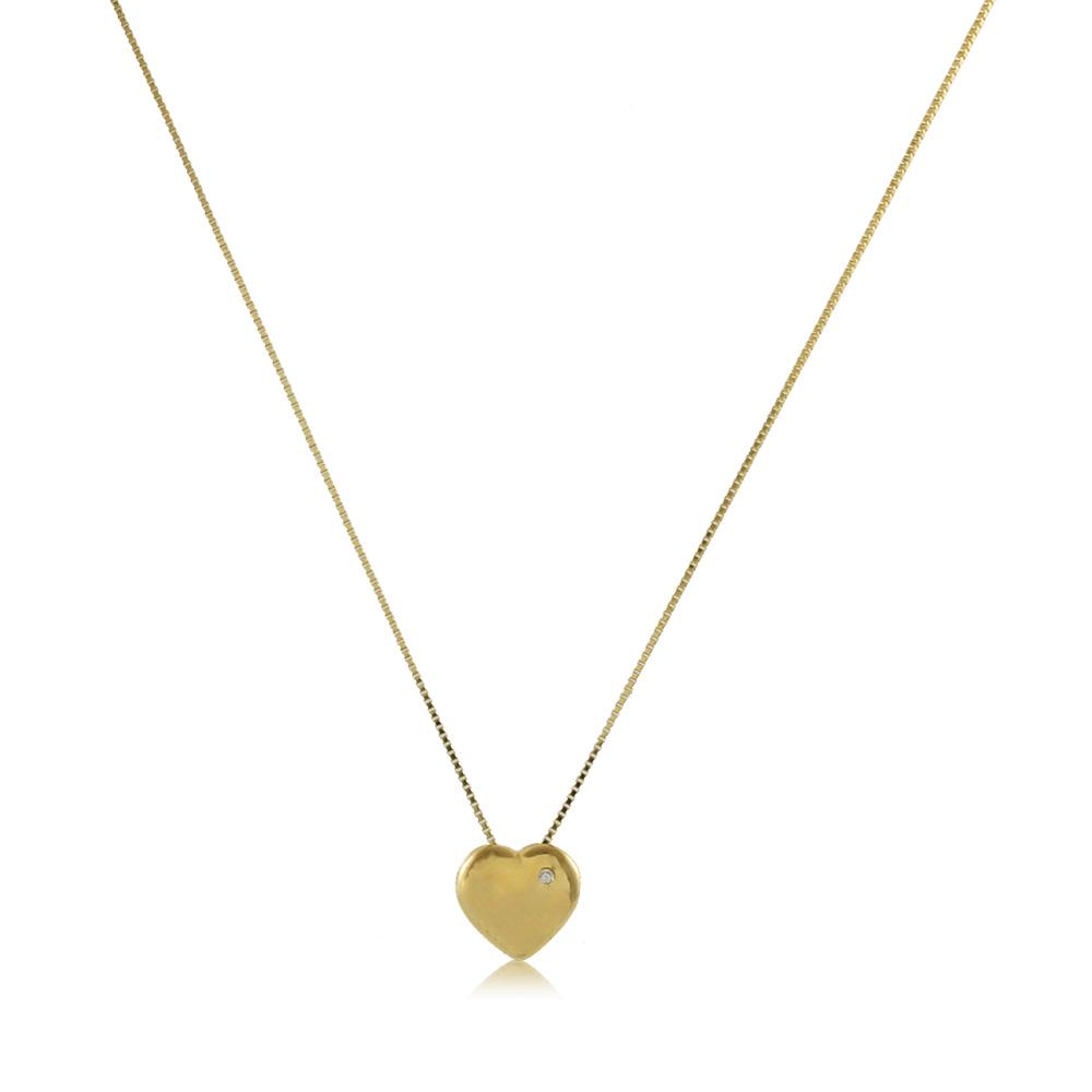 45064 18K Gold Layered CZ Necklace