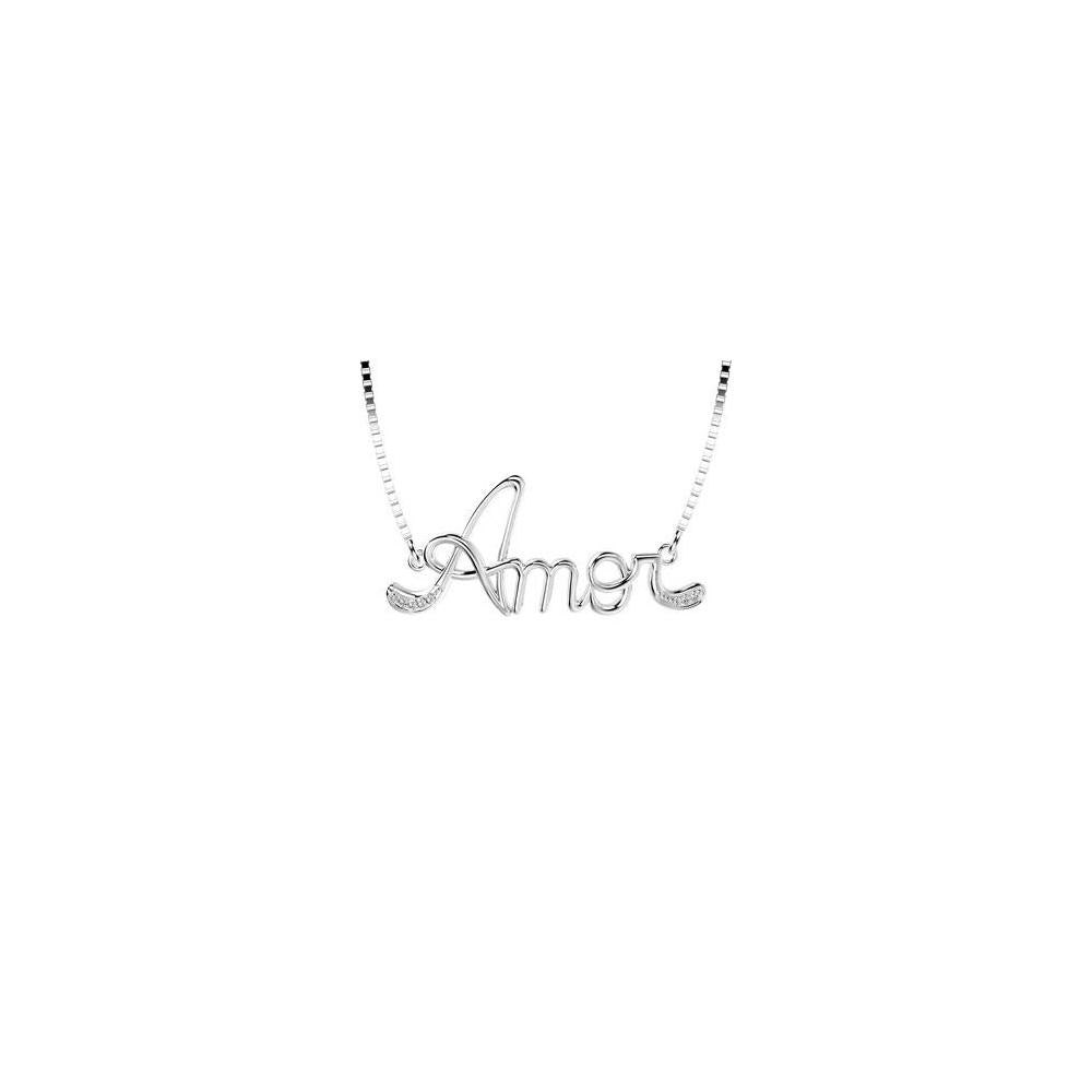 45106P CZ 925 Silver Necklace