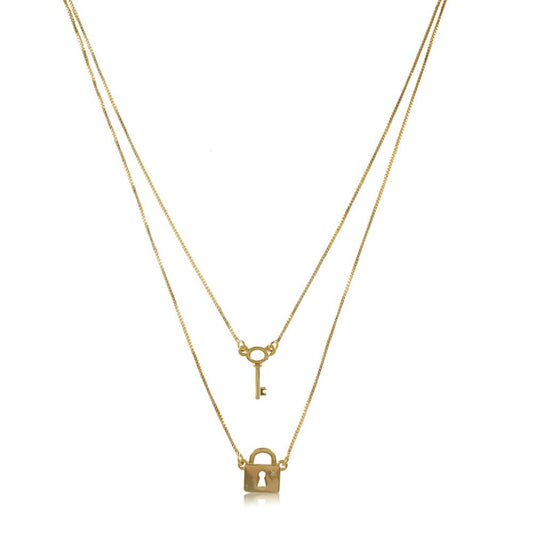 45191 18K Gold Layered -Necklace 45cm/18in