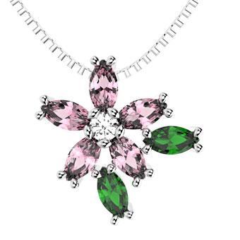 45246P - CZ 925 Sterling Silver Necklace