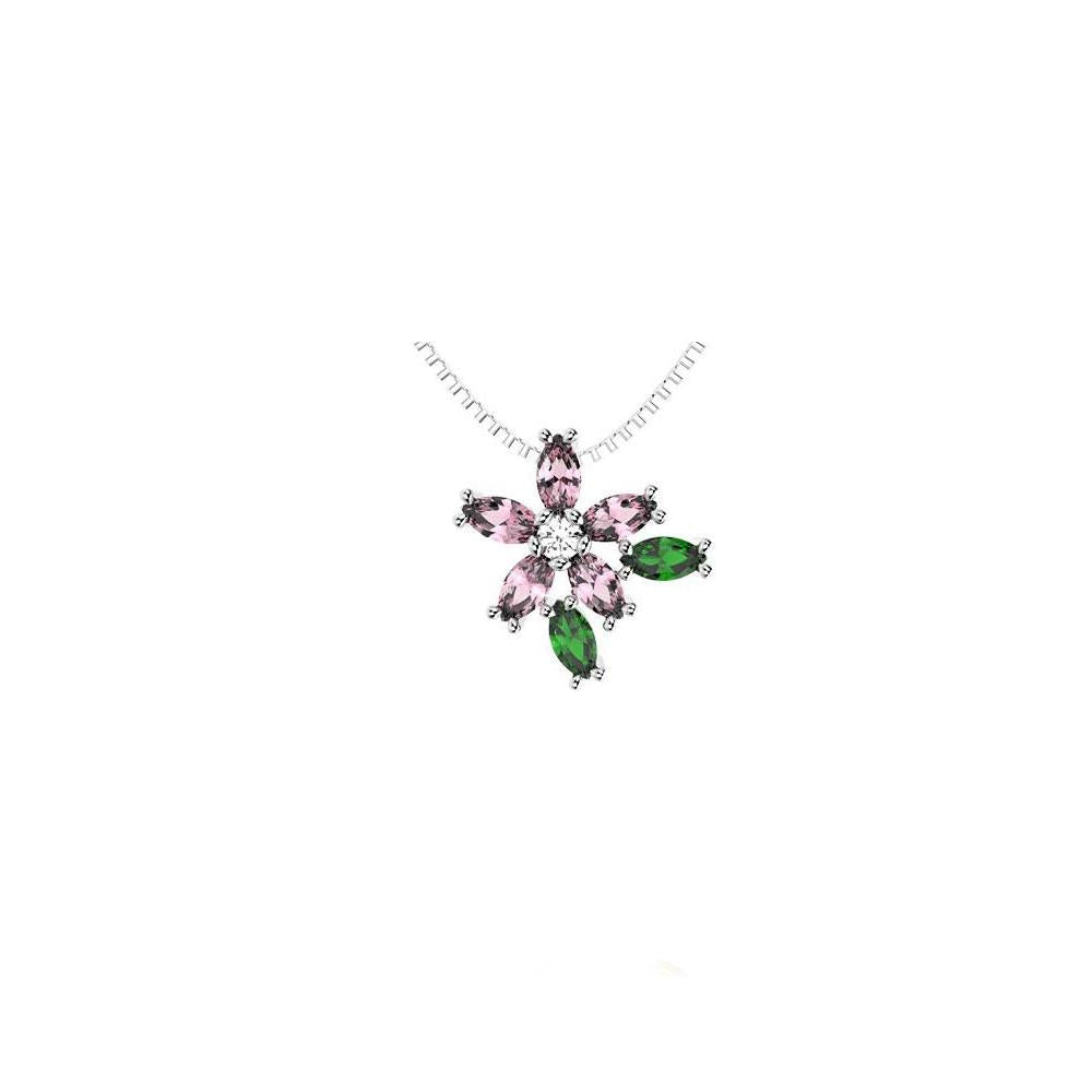 45246P - CZ 925 Sterling Silver Necklace