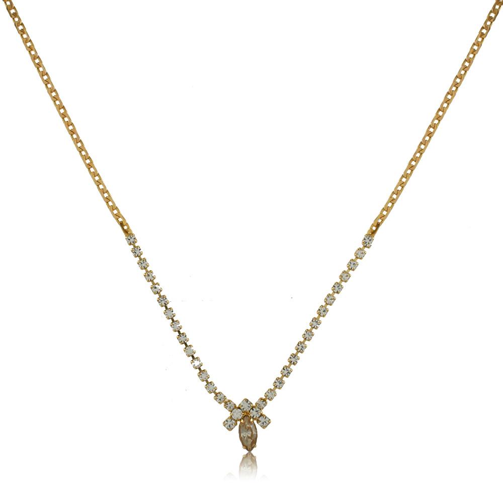 46015 18K Gold Layered Necklace 40cm/16in