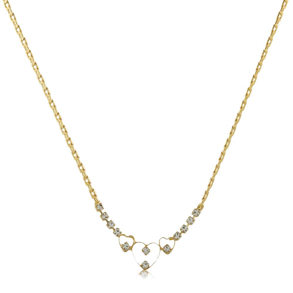 46023 18K Gold Layered Necklace 35cm/14in