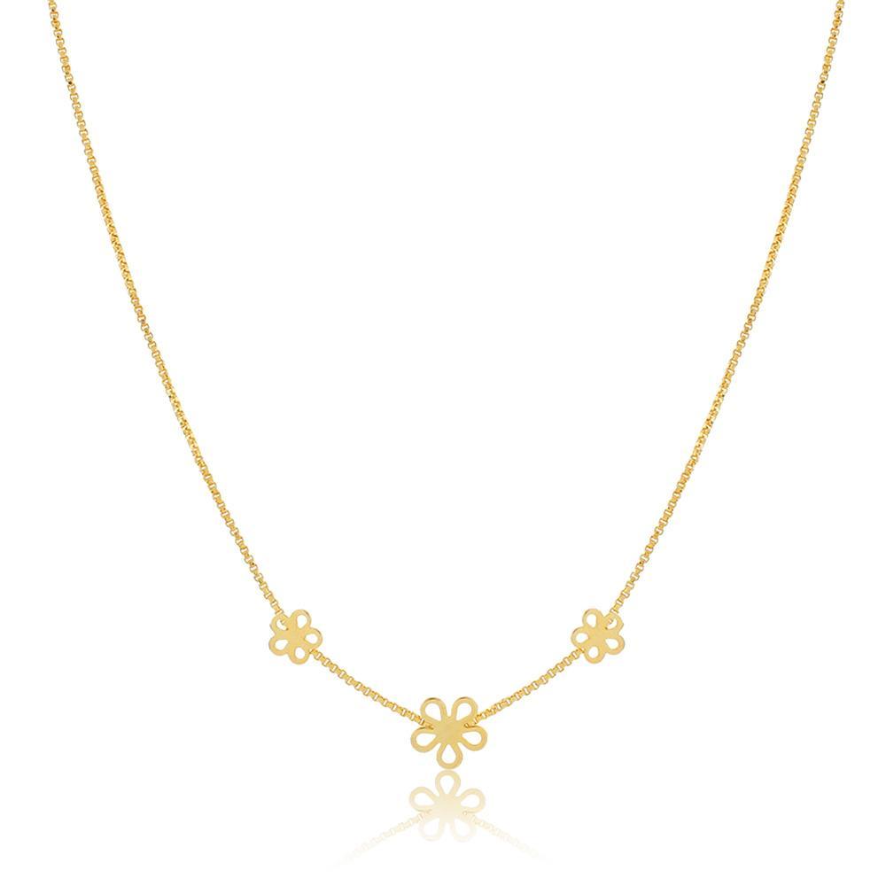 46046 18K Gold Layered Necklace 35cm/14in