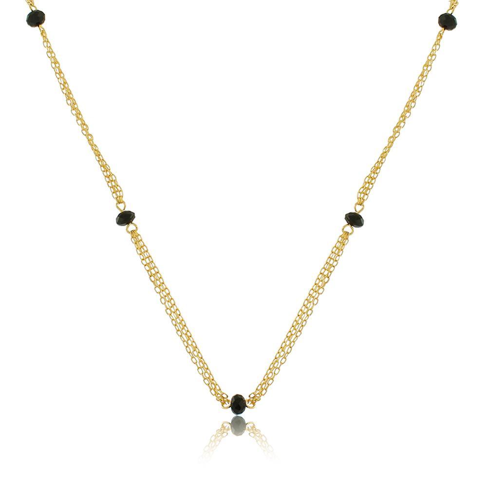 46057 18K Gold Layered Necklace 70cm/28in