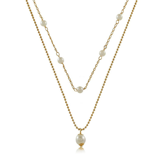 46068 18K Gold Layered Necklace 50cm/20in