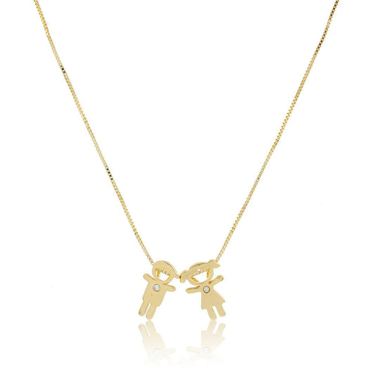 46075 18K Gold Layered Necklace 45cm/18in