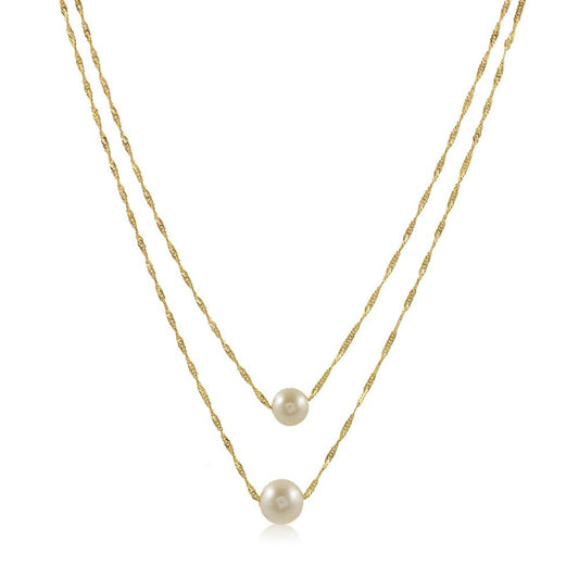 46085 18K Gold Layered Necklace 50cm/20in