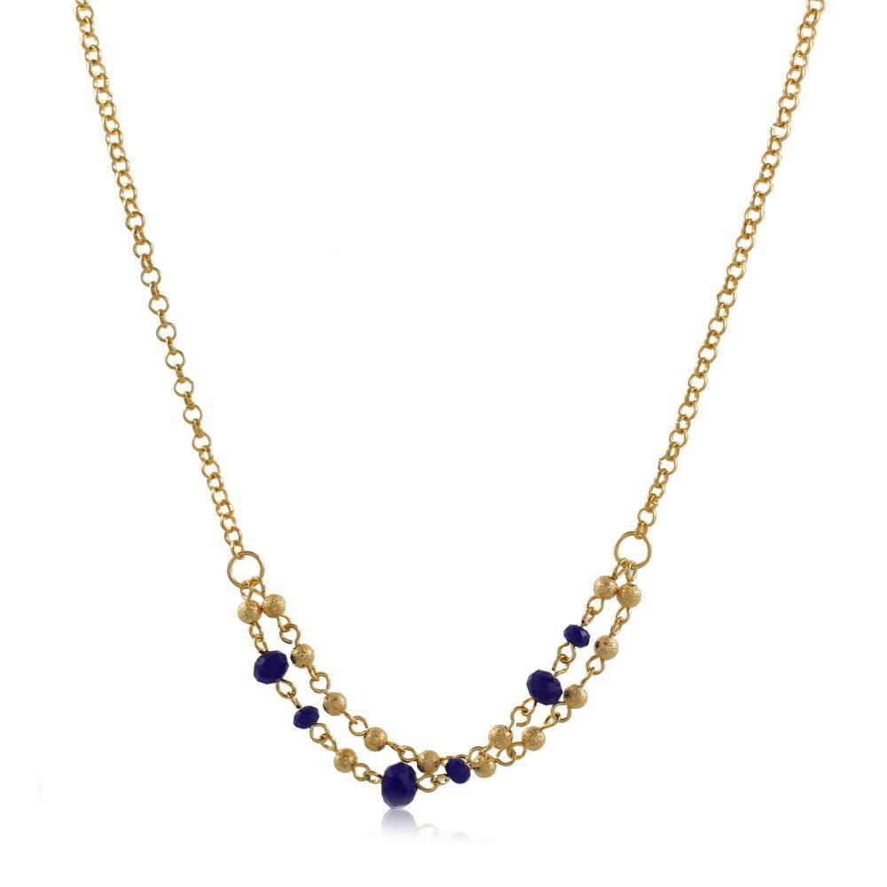 46095 18K Gold Layered Necklace 55cm/22in