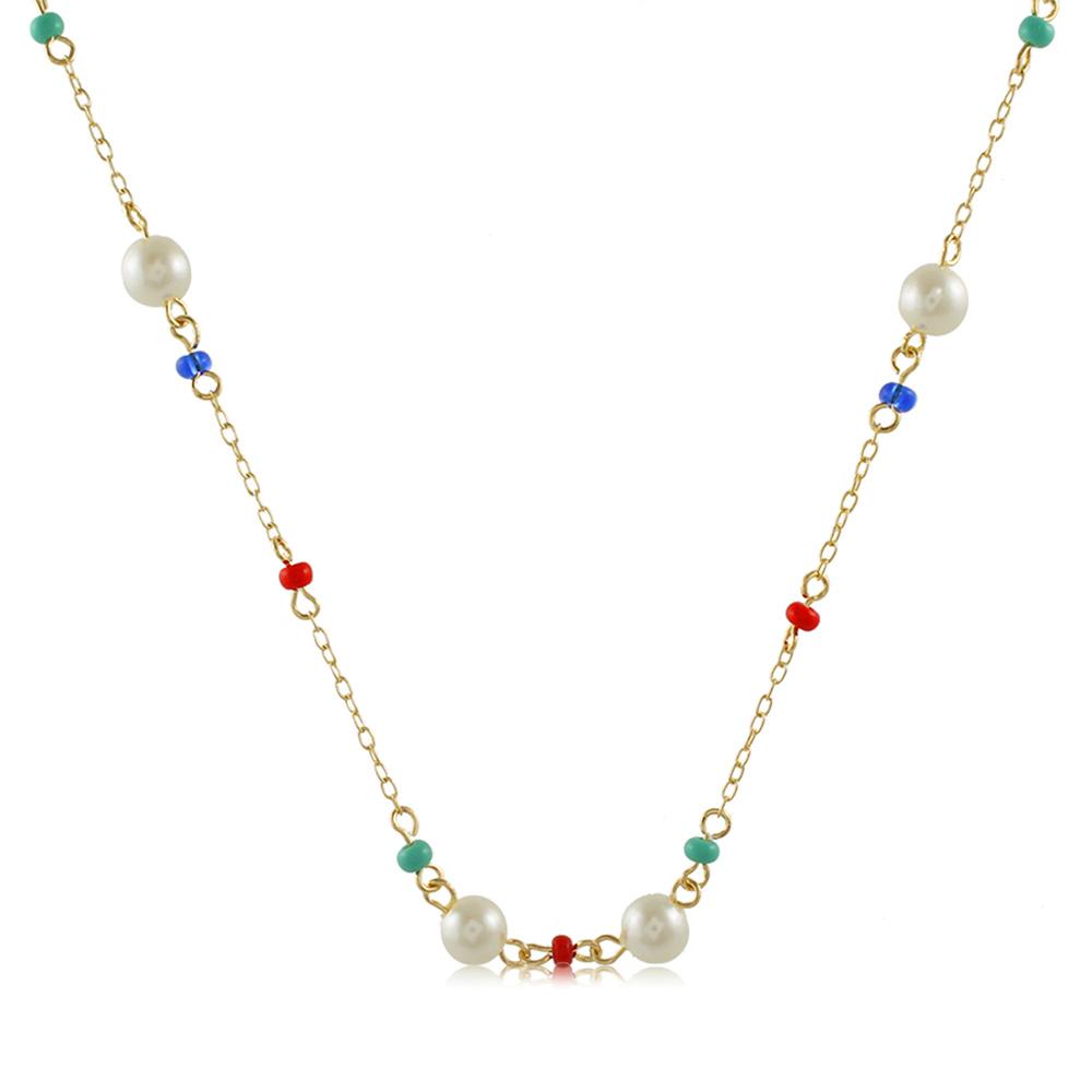 46111 18K Gold Layered Necklace 40cm/16in