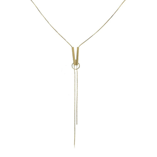 46114 18K Gold Layered Necklace 70cm/28in