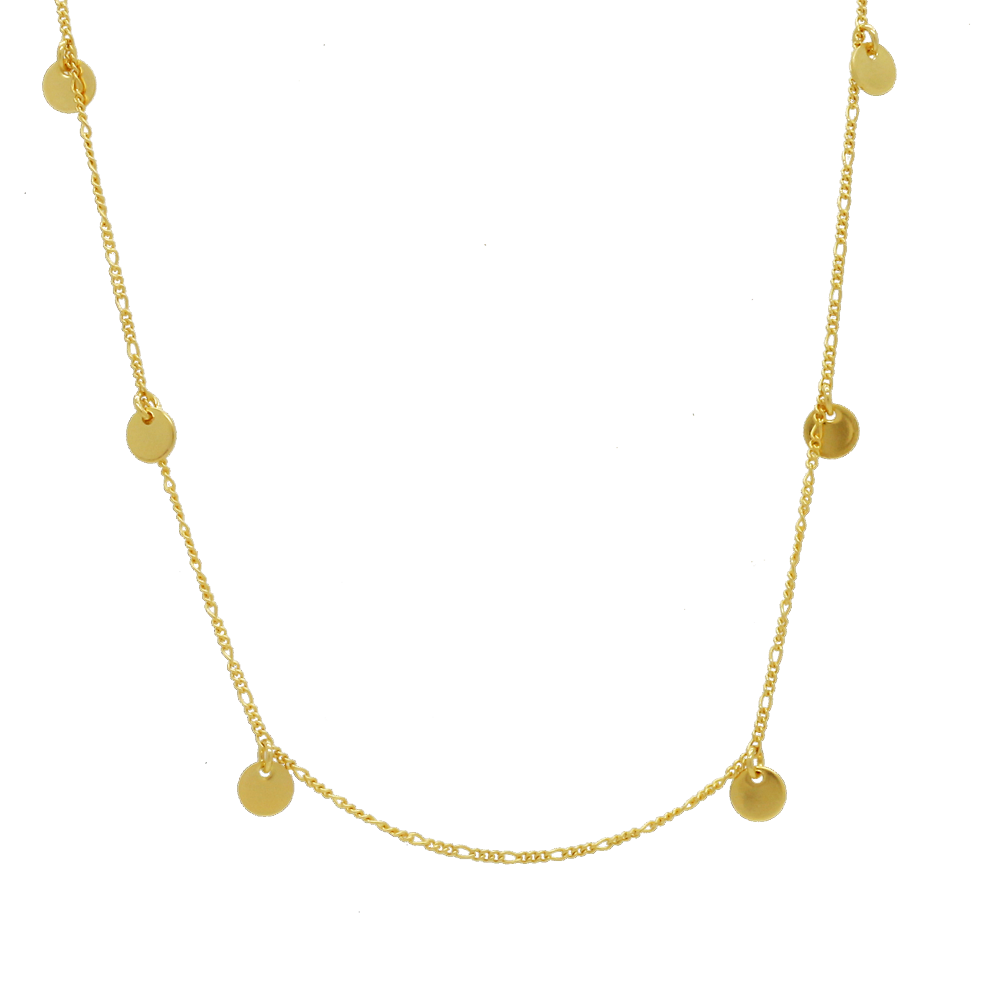 46143 18K Gold Layered Necklace