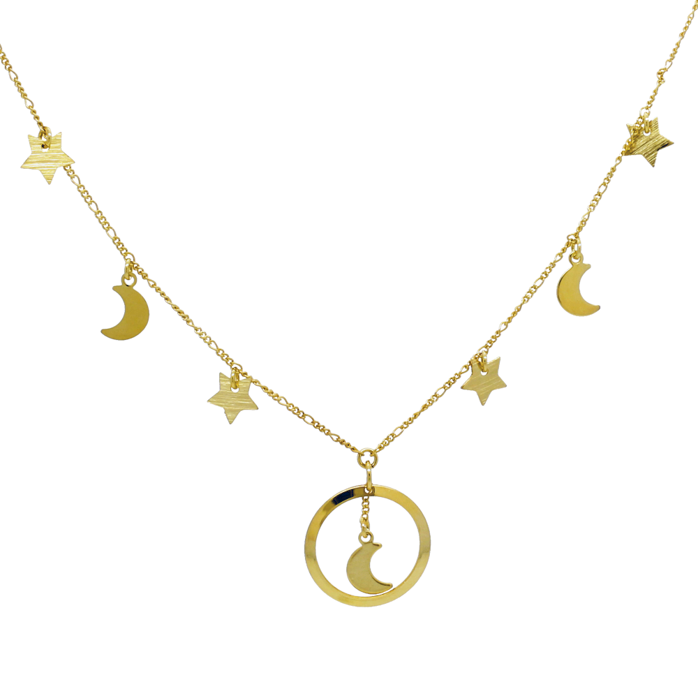46162 18K Gold Layered Necklace