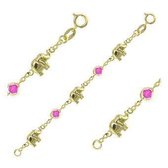 51486 18K Gold Layered Bracelet 18cm/7in