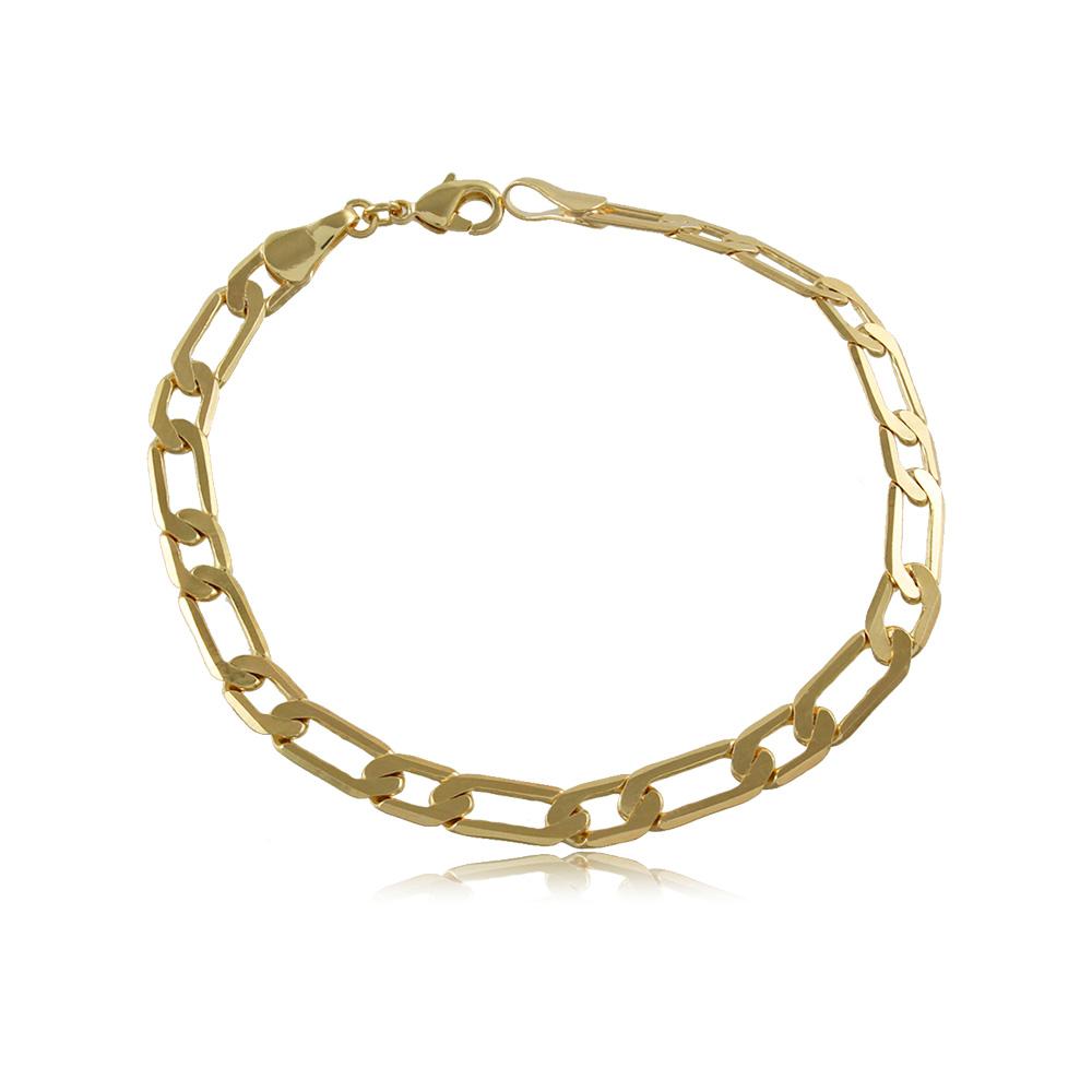 51566 18K Gold Layered -Bracelet 18cm/7in