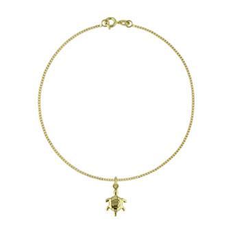 55055 18K Gold Layered Anklet 24cm/10in