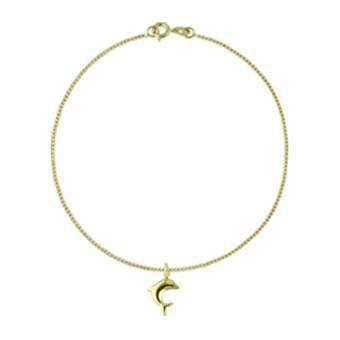 55064 18K Gold Layered Anklet 24cm/10in