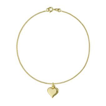 55066 18K Gold Layered Anklet 24cm/10in