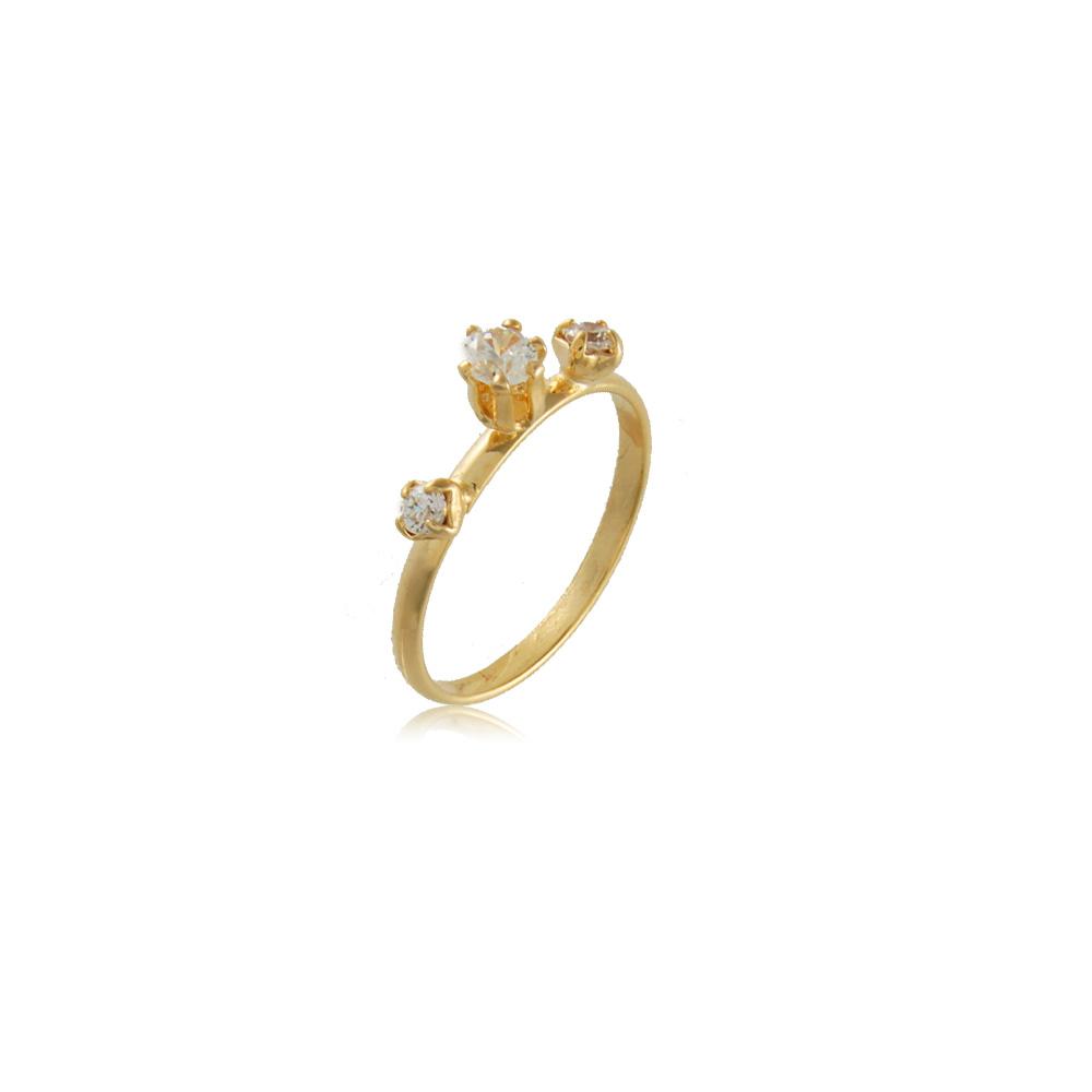 66047 18K Gold Layered Women's Knuckle Ring