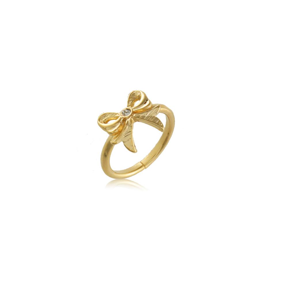 66058 18K Gold Layered Knuckle Ring Adjustable