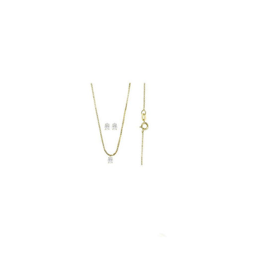 71567 18K Gold Layered CZ Set