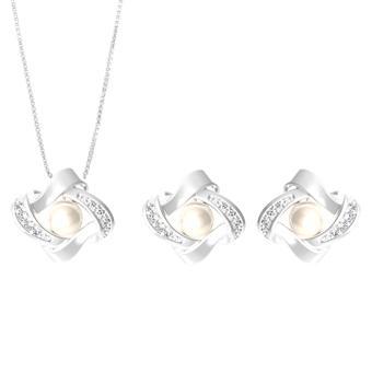 71732P Pearl 925 Silver Set