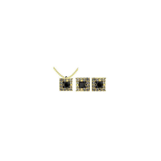 71734 18K Gold Layered CZ Set