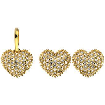 71761 18K Gold Layered CZ Set