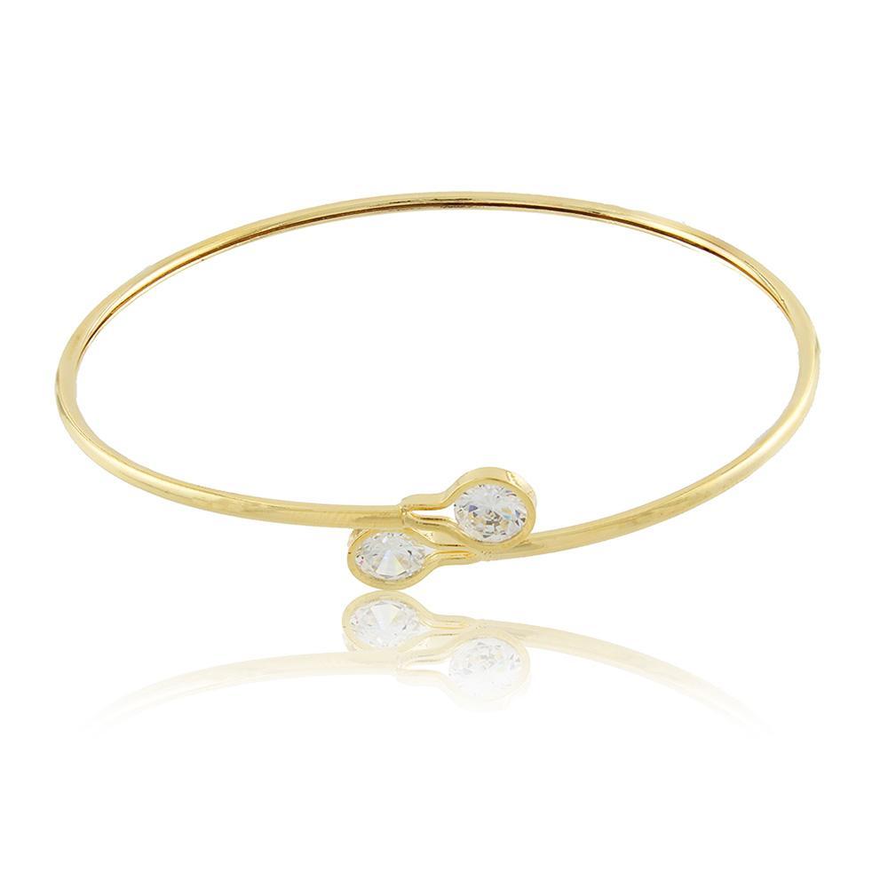 86002 18K Gold Layered Bracelet Adjustable