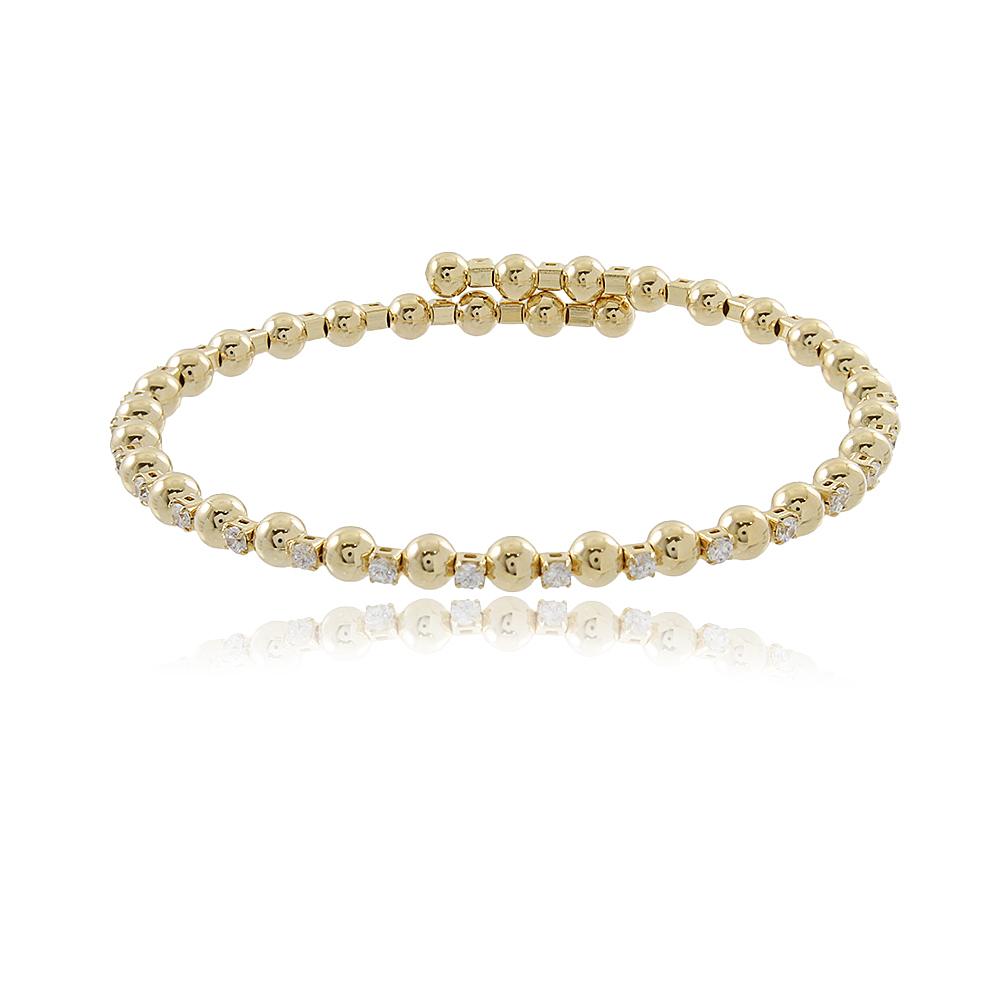 86023 18K Gold Layered Bracelet 20cm/8in