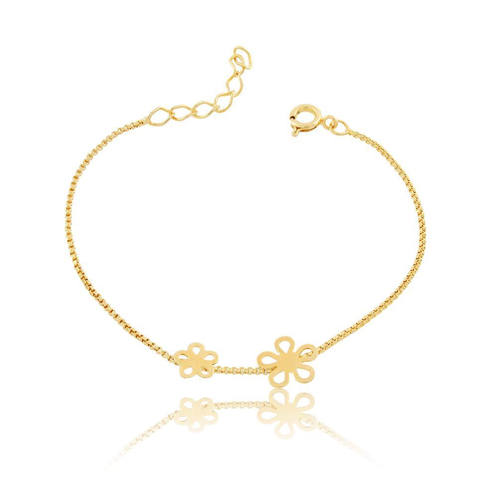 86052 18K Gold Layered Bracelet 14cm/5.6in