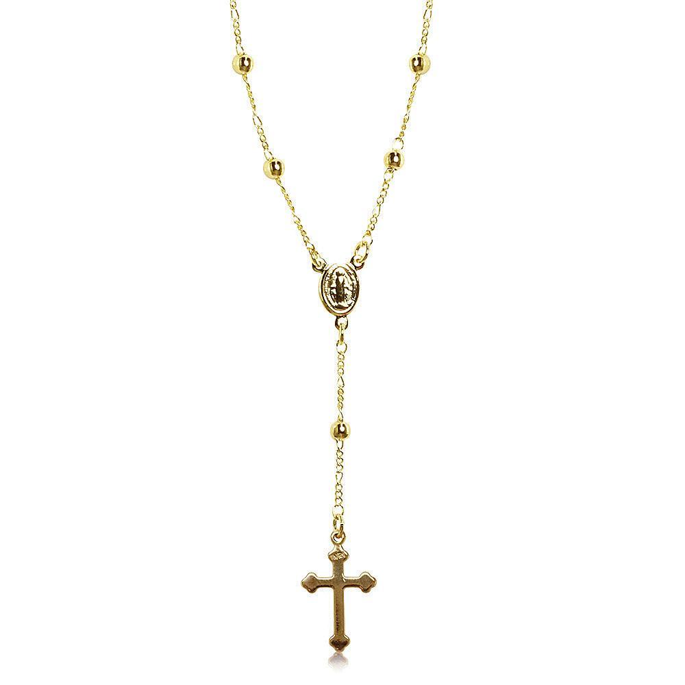 92010 18K Gold Layered -Rosary 20cm/8in
