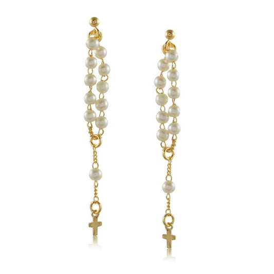 92031 18K Gold Layered -Earring